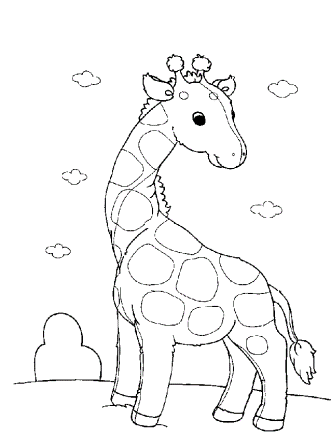 jirafa para niños